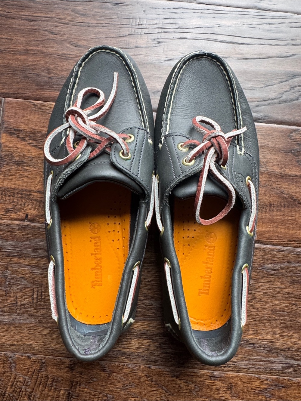 Timberland Men's Classic 2-Eye Boat Shoes (Style #74036) - Dark Blue